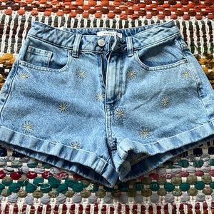 Sunflower mom jean shorts
